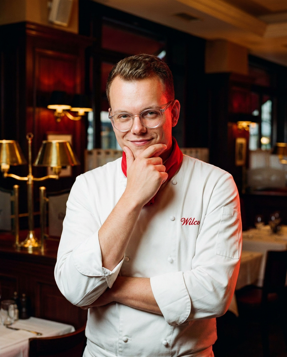 Portret van chef Wilco in koksbuis